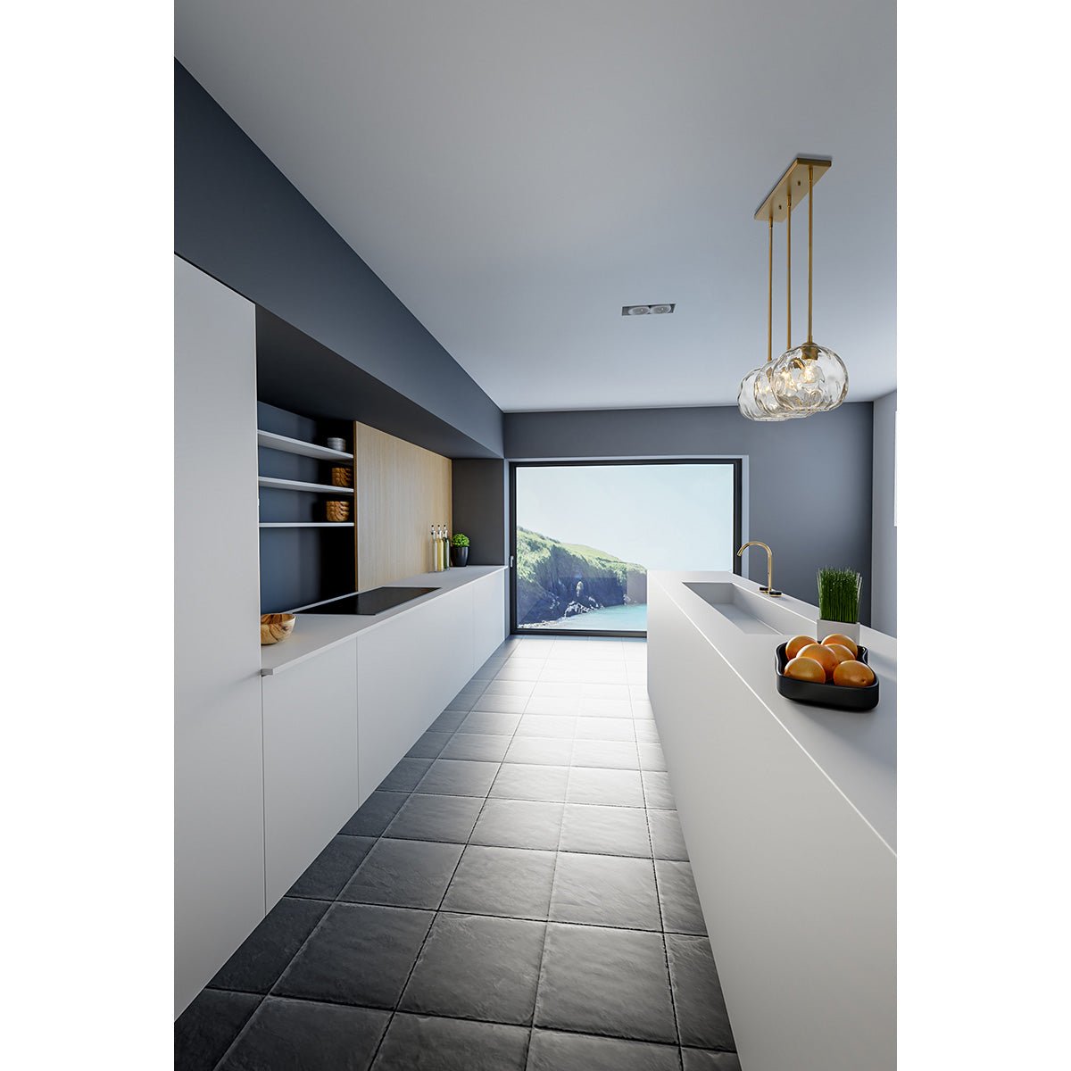 Chandelier linéaire Chloe