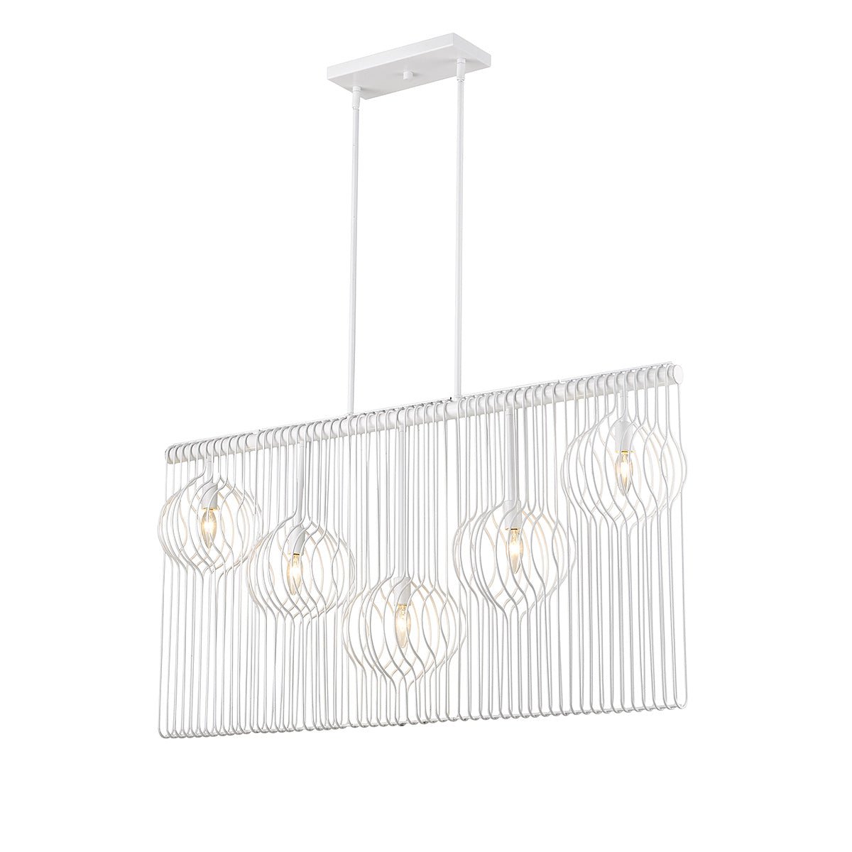 Chandelier linéaire Contour