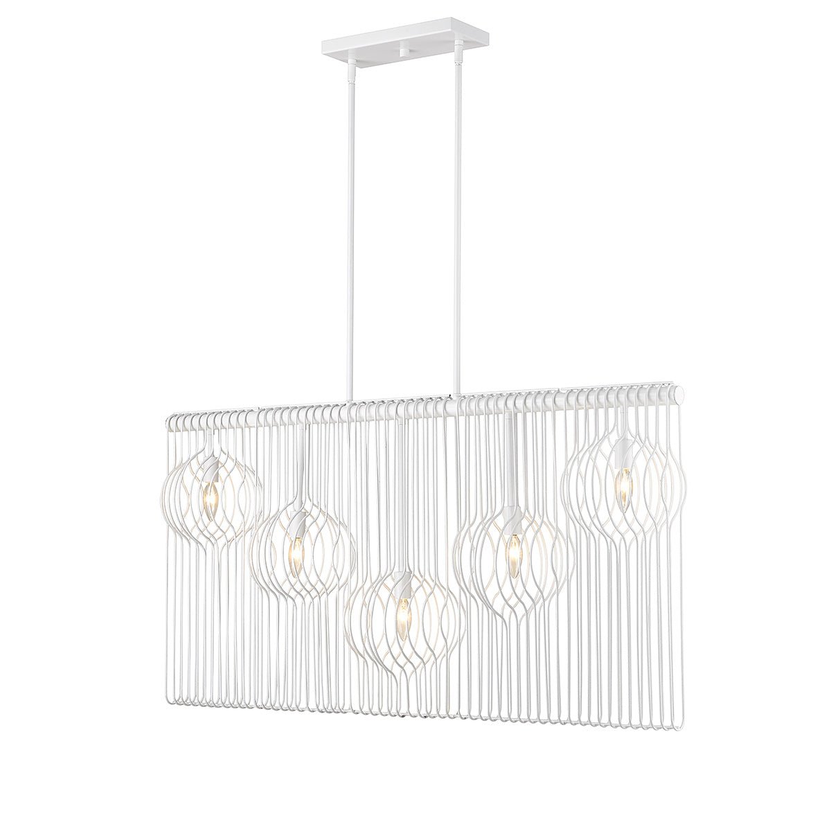 Chandelier linéaire Contour