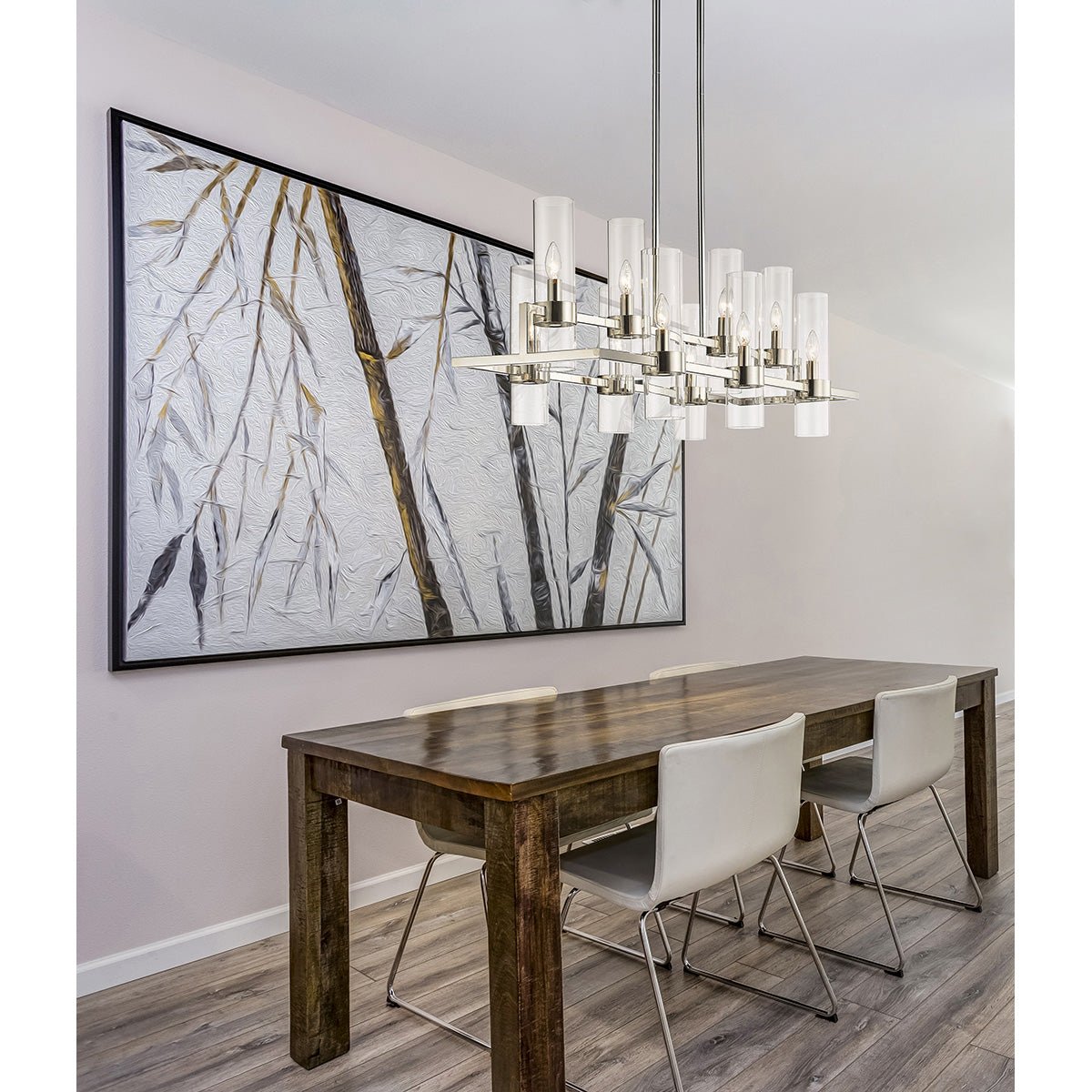 Chandelier linéaire Datus