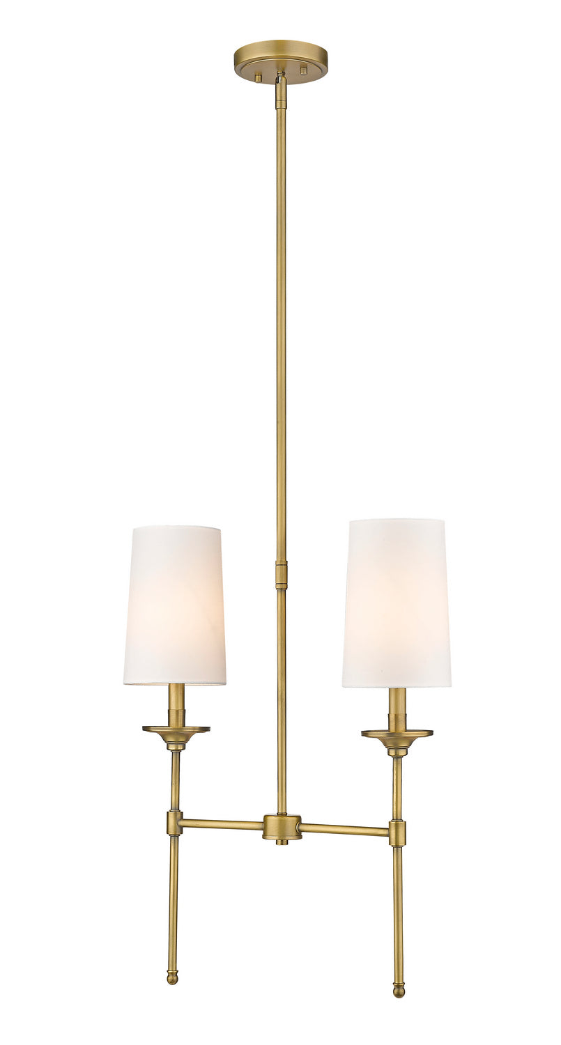 Lustre linéaire Emily Laiton frotté – Z-Lite