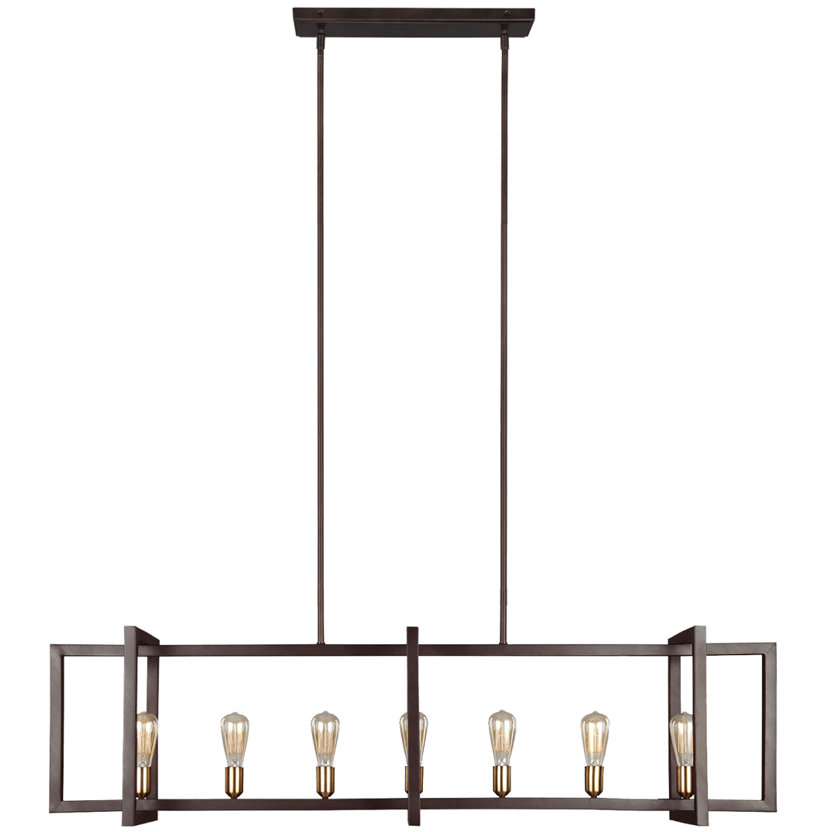 Chandelier linéaire Finnegan - 60" by Visual Comfort Studio | Luminaires & cie