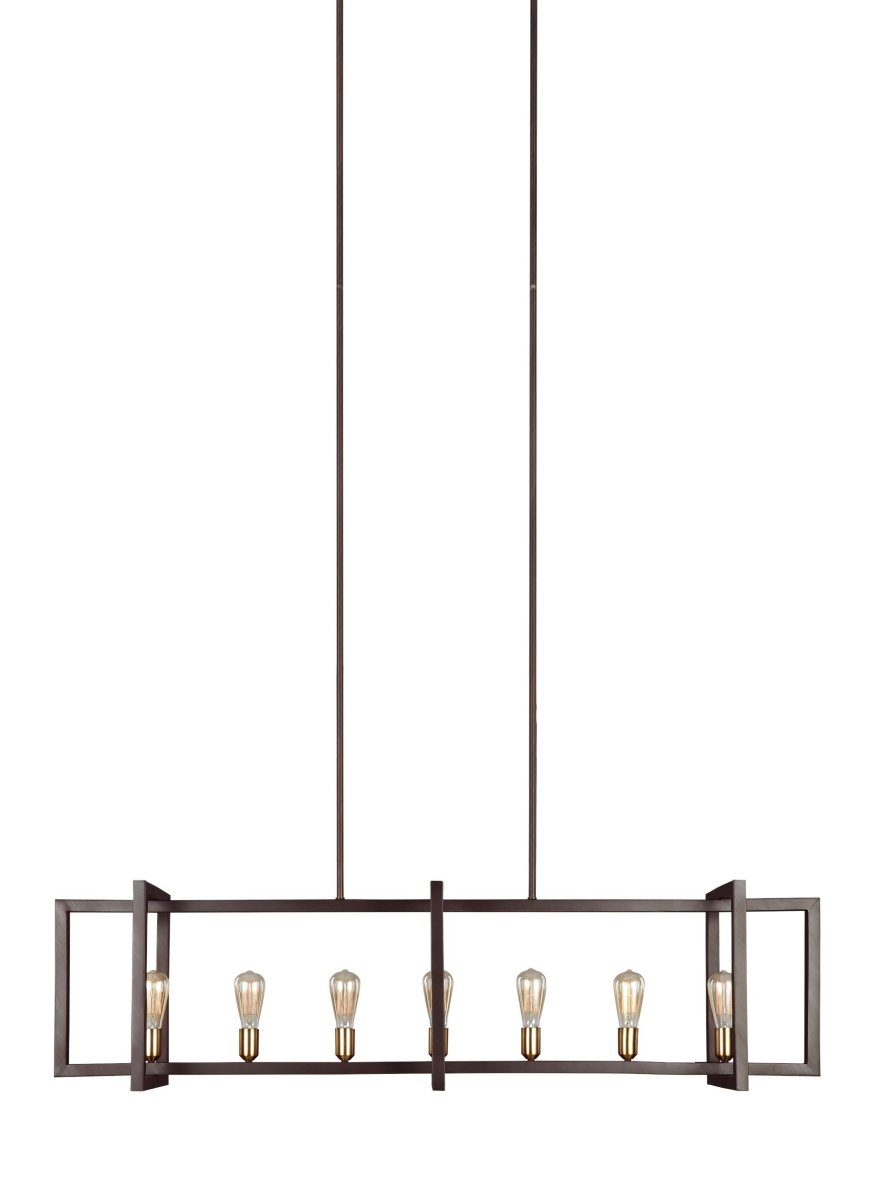 Chandelier linéaire Finnegan - 60" by Visual Comfort Studio | Luminaires & cie