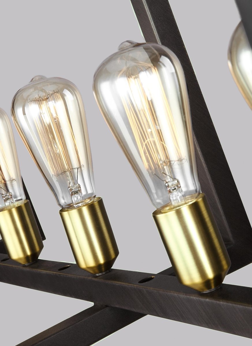 Chandelier linéaire Finnegan - 60" by Visual Comfort Studio | Luminaires & cie