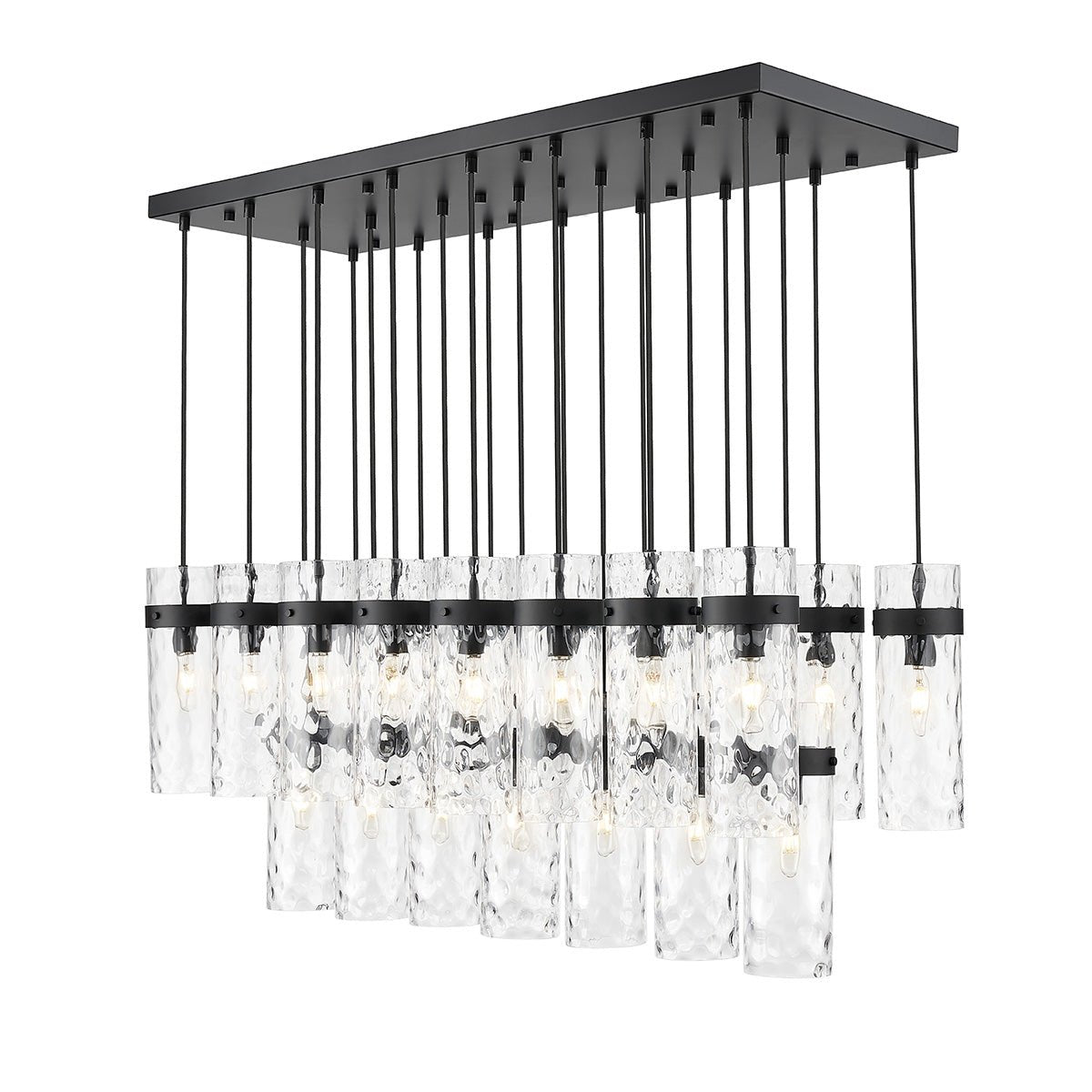 Chandelier linéaire Fontaine