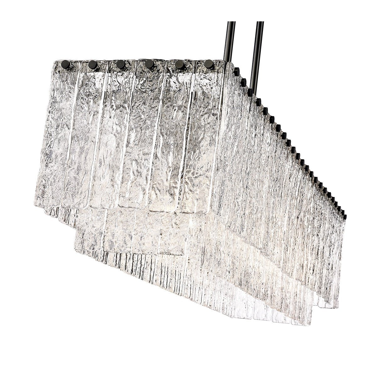 Chandelier linéaire Glacier