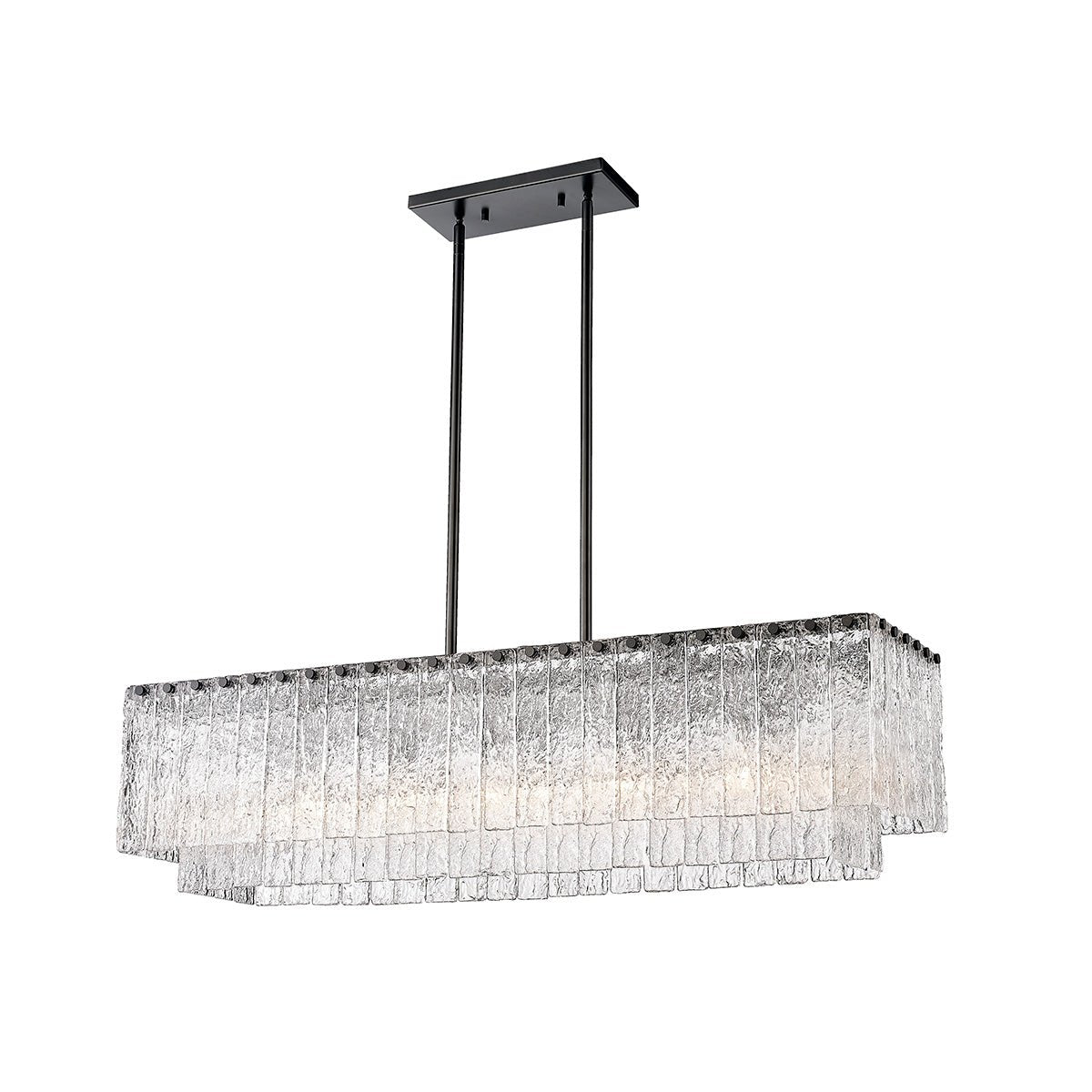 Chandelier linéaire Glacier