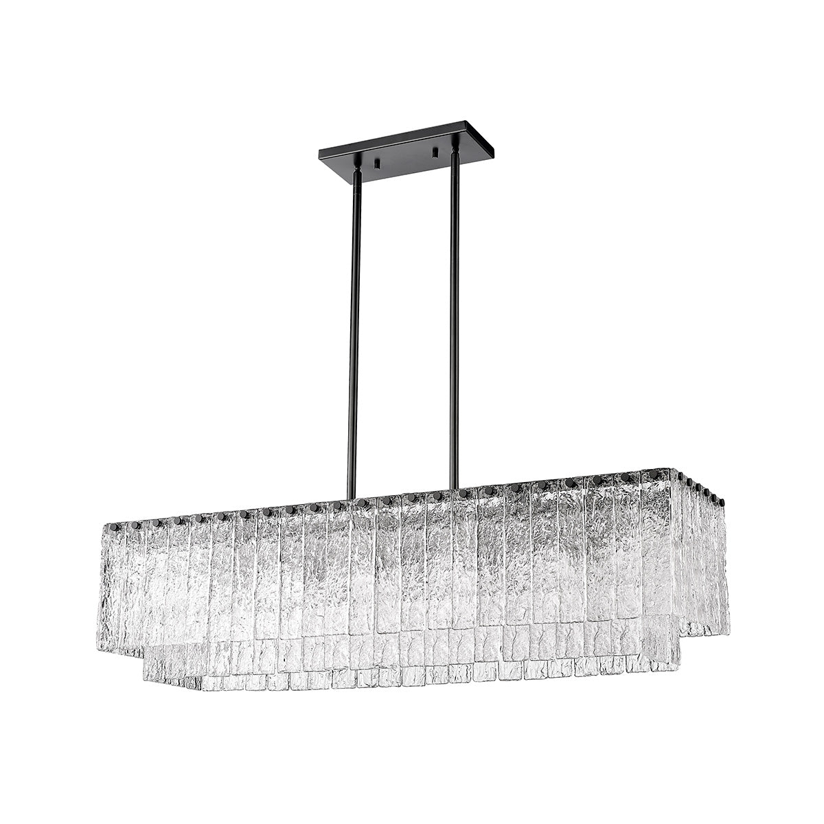 Chandelier linéaire Glacier