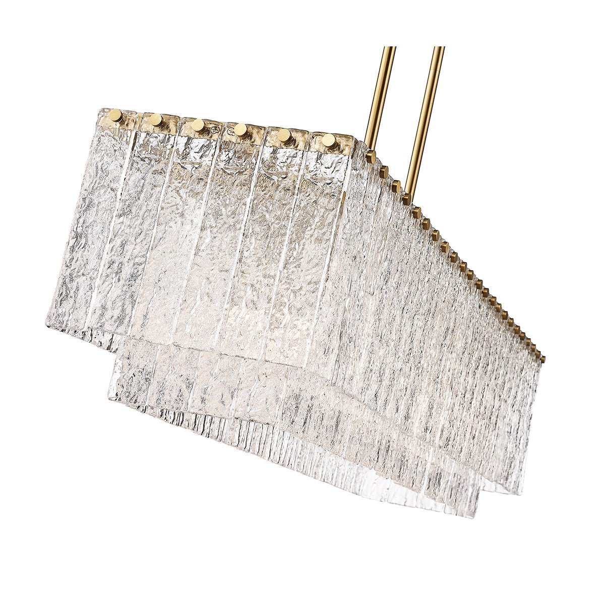Chandelier linéaire Glacier