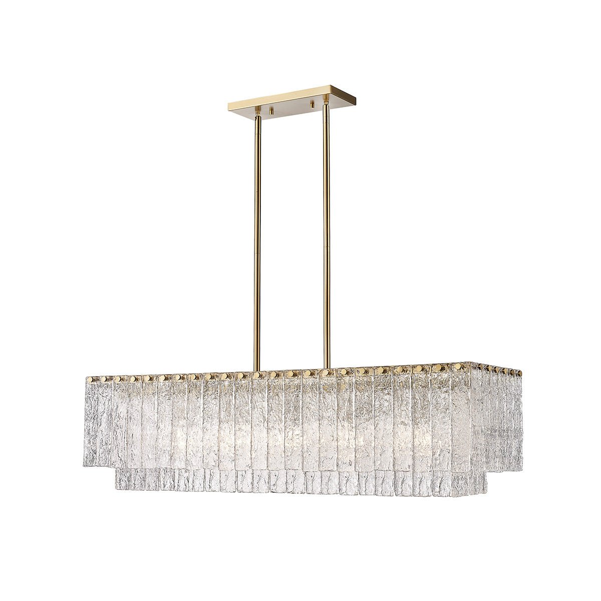 Chandelier linéaire Glacier