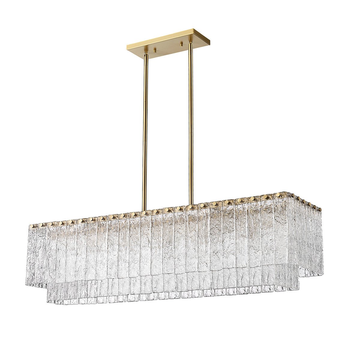 Chandelier linéaire Glacier