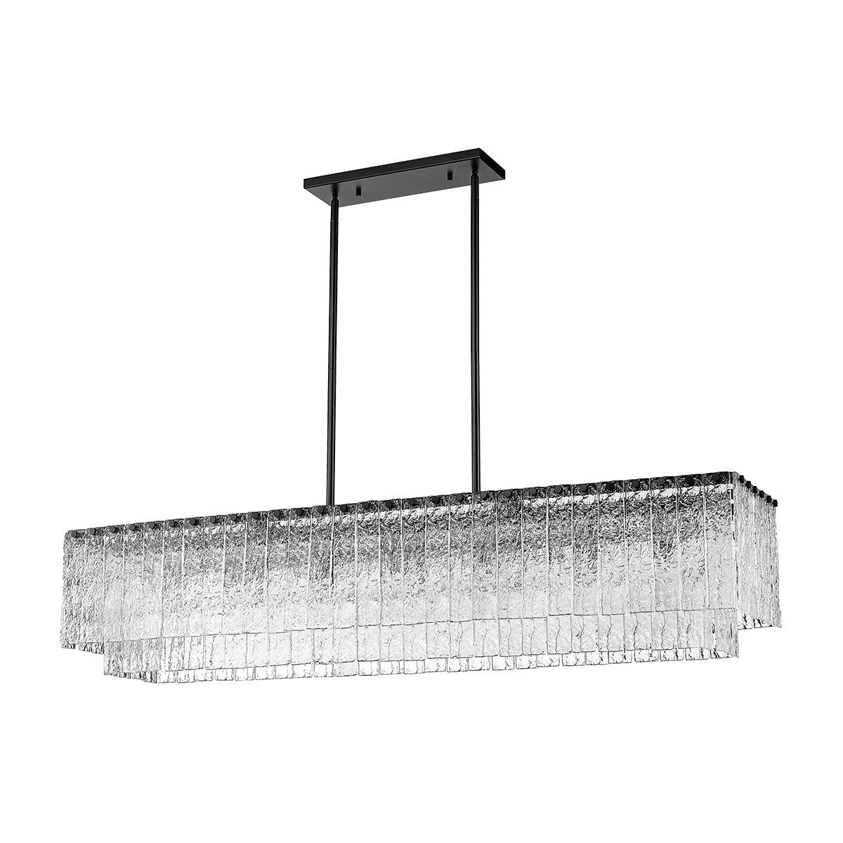 Chandelier linéaire Glacier