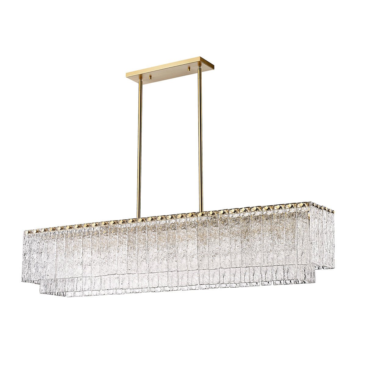 Chandelier linéaire Glacier