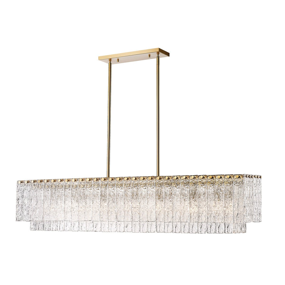 Chandelier linéaire Glacier