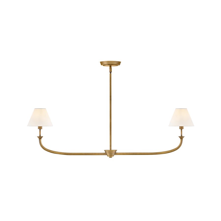 Chandelier linéaire Greta - Laiton patrimonial 41 1/4" by Hinkley | Luminaires & cie