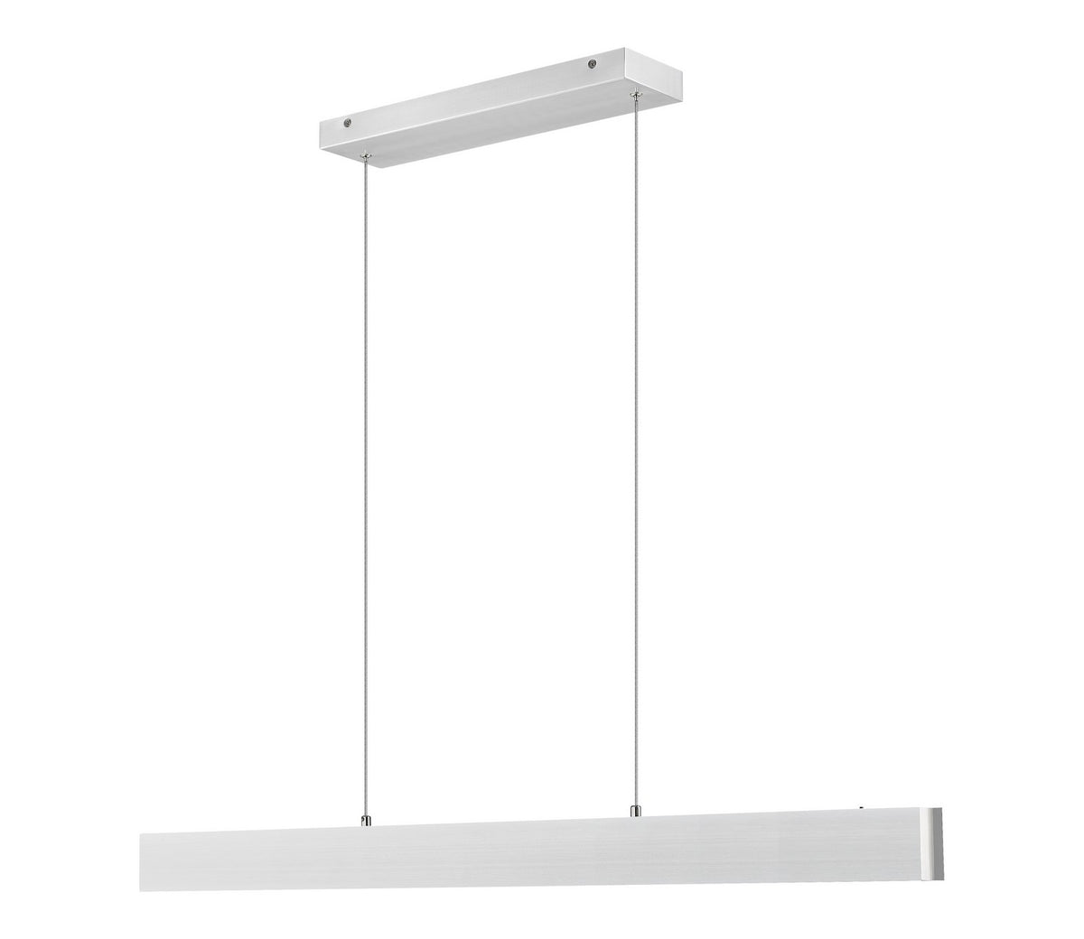 Suspension linéaire Hudson Nickel brossé, 45" – vue 3