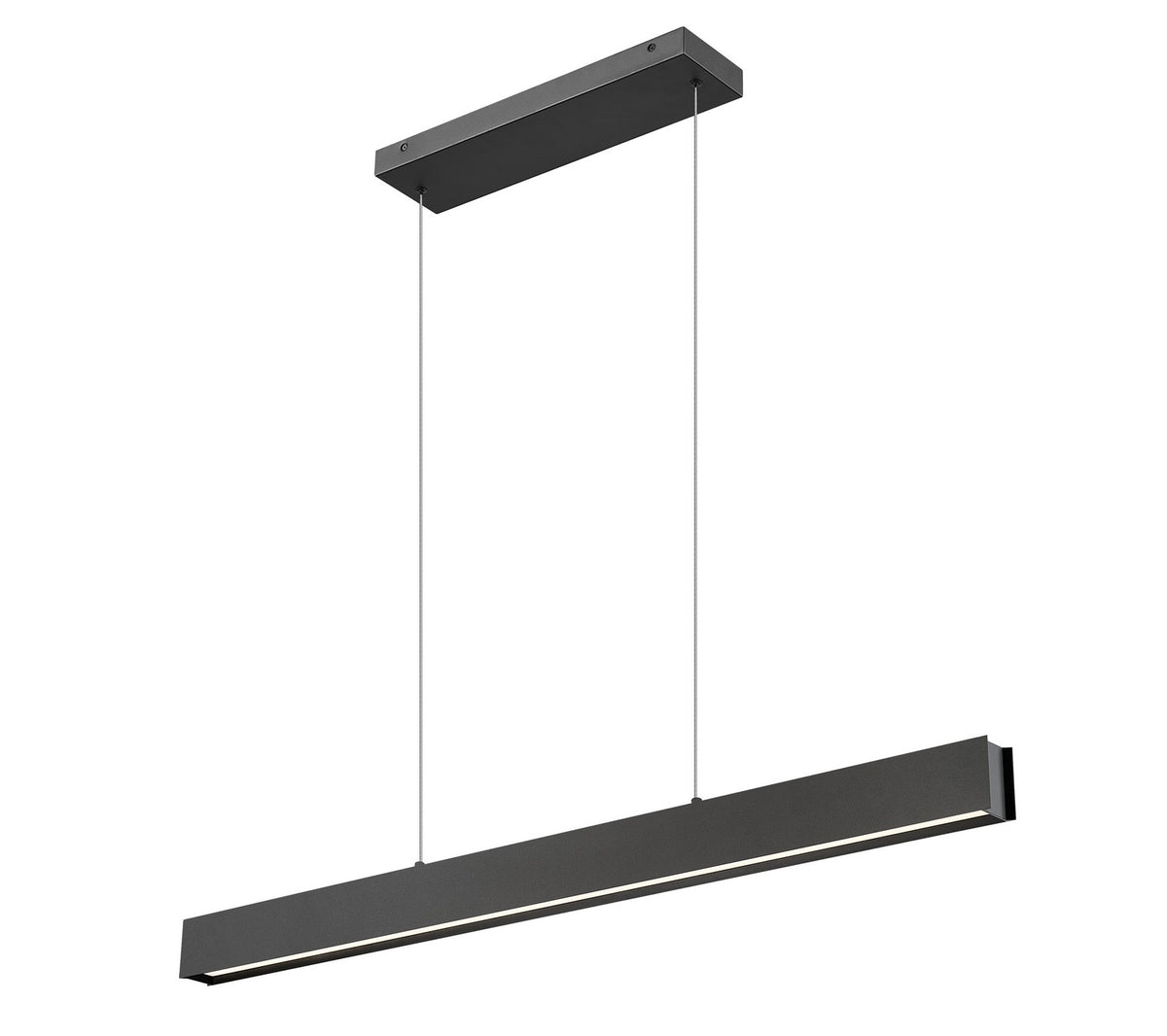 Suspension linéaire Hudson Noir mat, 45" – Z-Lite