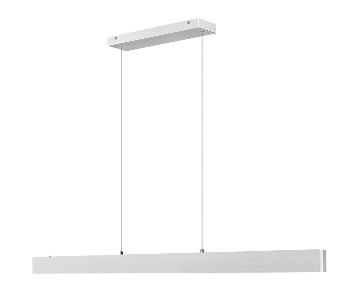 Suspension linéaire Hudson Nickel brossé, 55" – vue 3