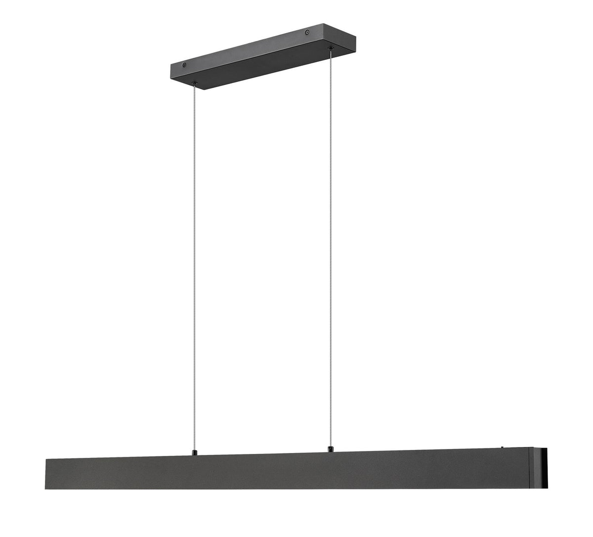 Suspension linéaire Hudson Noir mat, 55" – vue 3