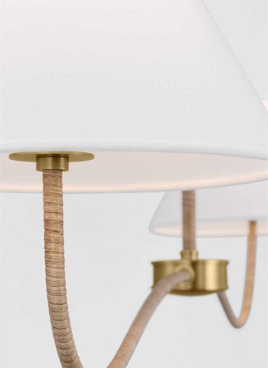 Chandelier linéaire Laguna - by Visual Comfort Studio | Luminaires & cie
