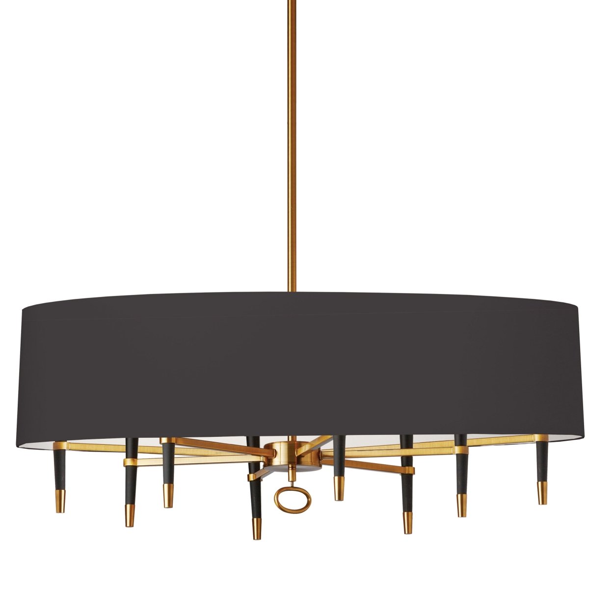 Chandelier linéaire Langford - Noir by Dainolite | Luminaires & cie