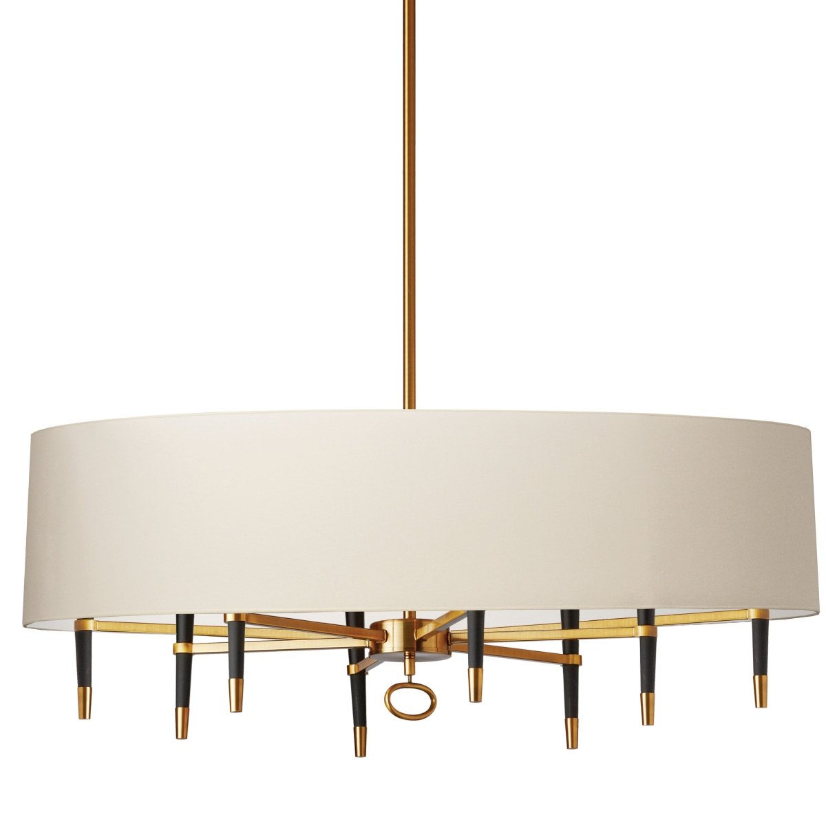 Chandelier linéaire Langford - Crème by Dainolite | Luminaires & cie