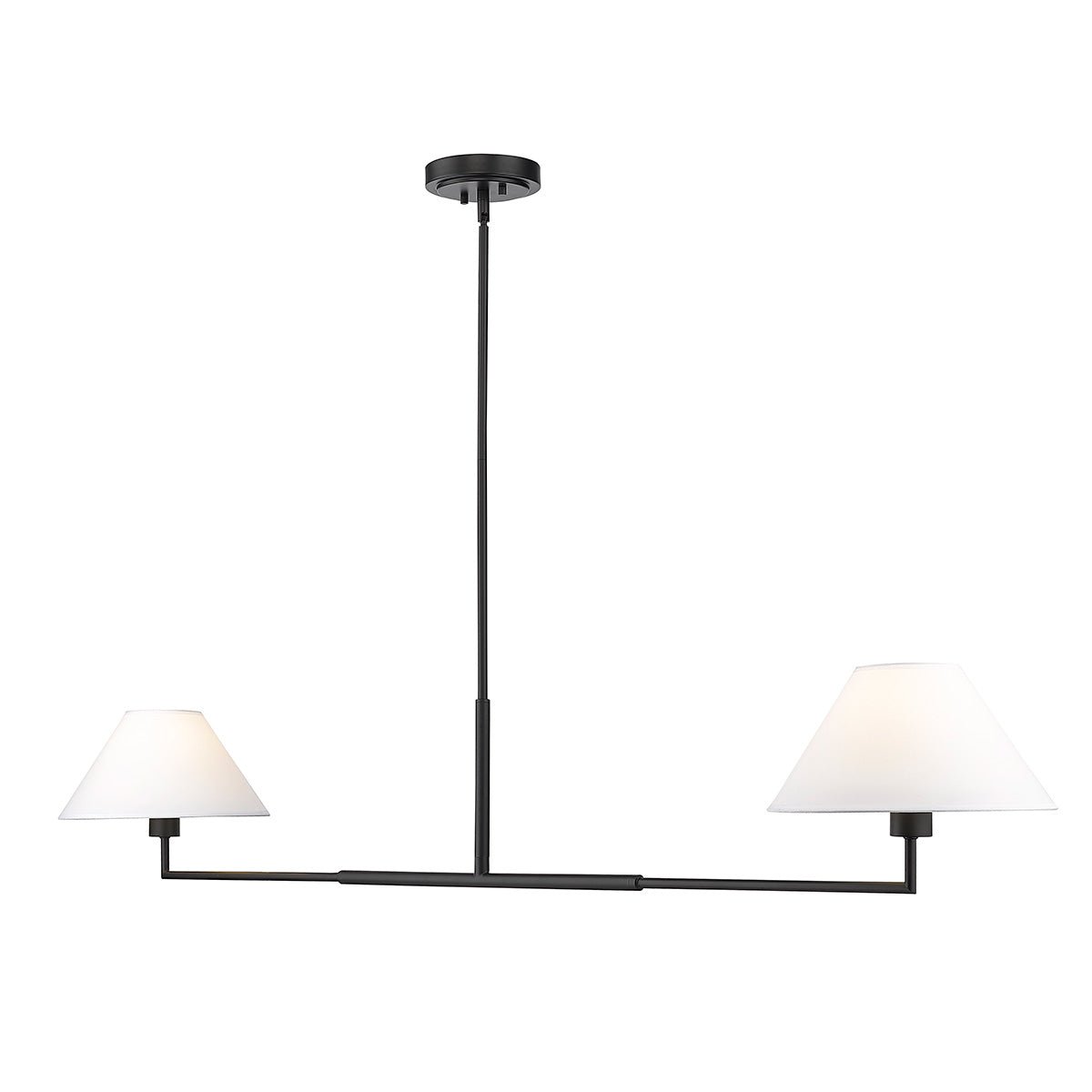 Chandelier linéaire Leila - Noir mat 62" by Z - Lite | Luminaires & cie