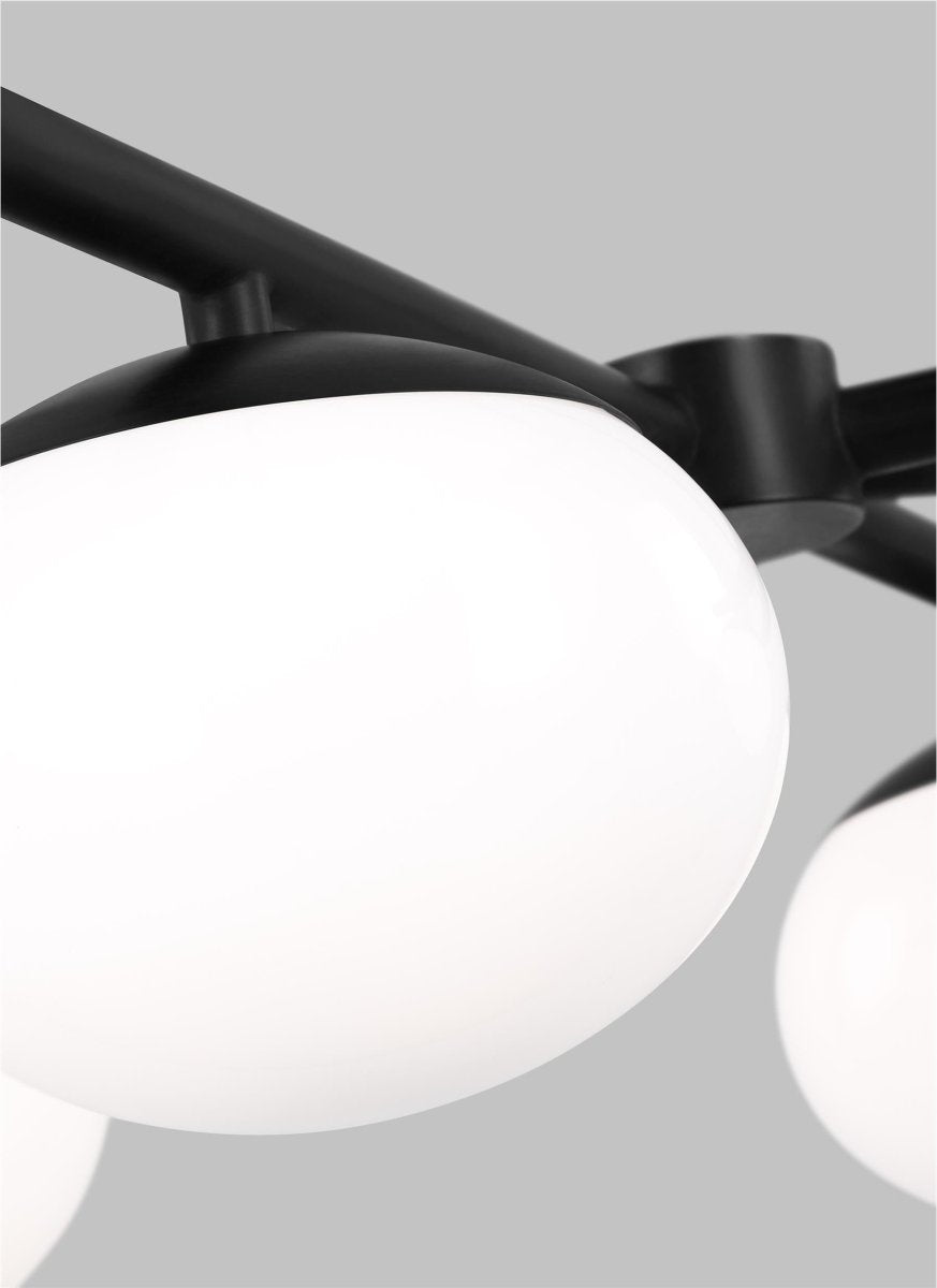 Chandelier linéaire Lune - Fer vieille 18" by Visual Comfort Studio | Luminaires & cie