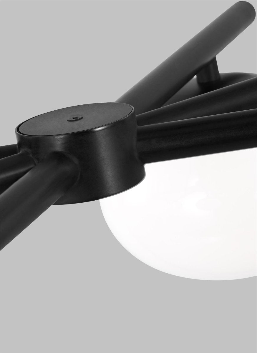 Chandelier linéaire Lune - Fer vieille 18" by Visual Comfort Studio | Luminaires & cie