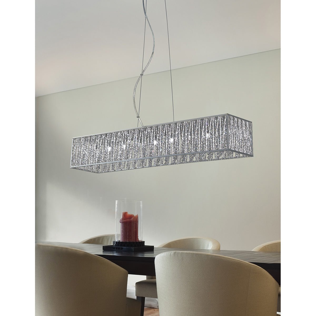 Chandelier linéaire Terra