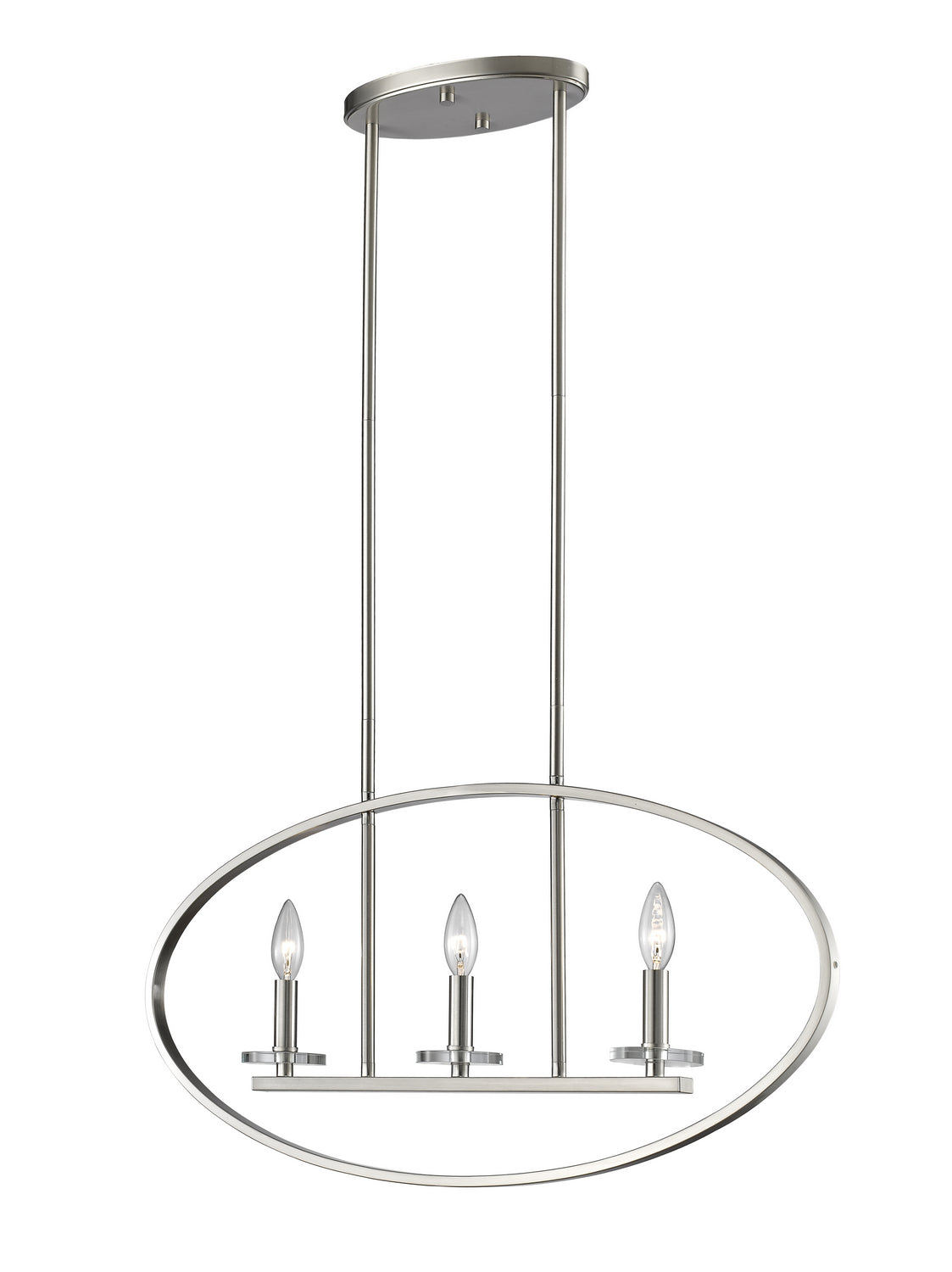 Suspension linéaire Verona Nickel brossé, 3" – Z-Lite