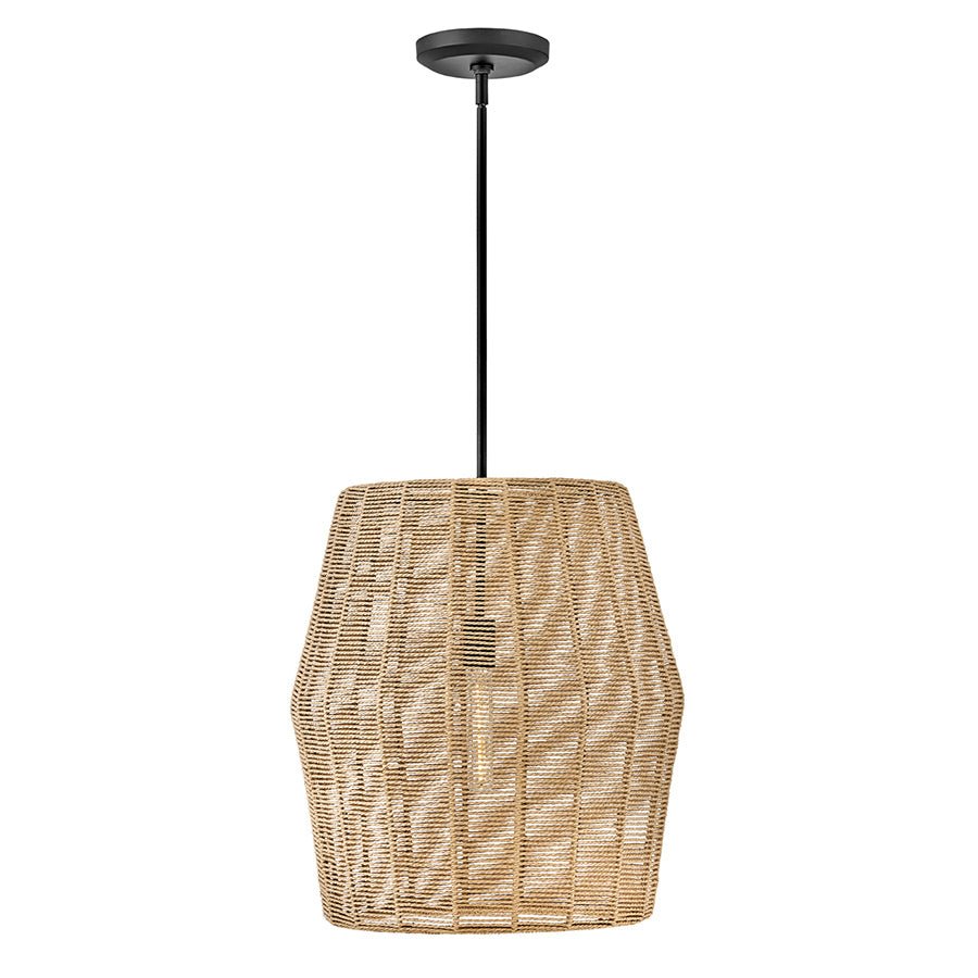 Chandelier Luca - Noir et naturel by Hinkley | Luminaires & cie