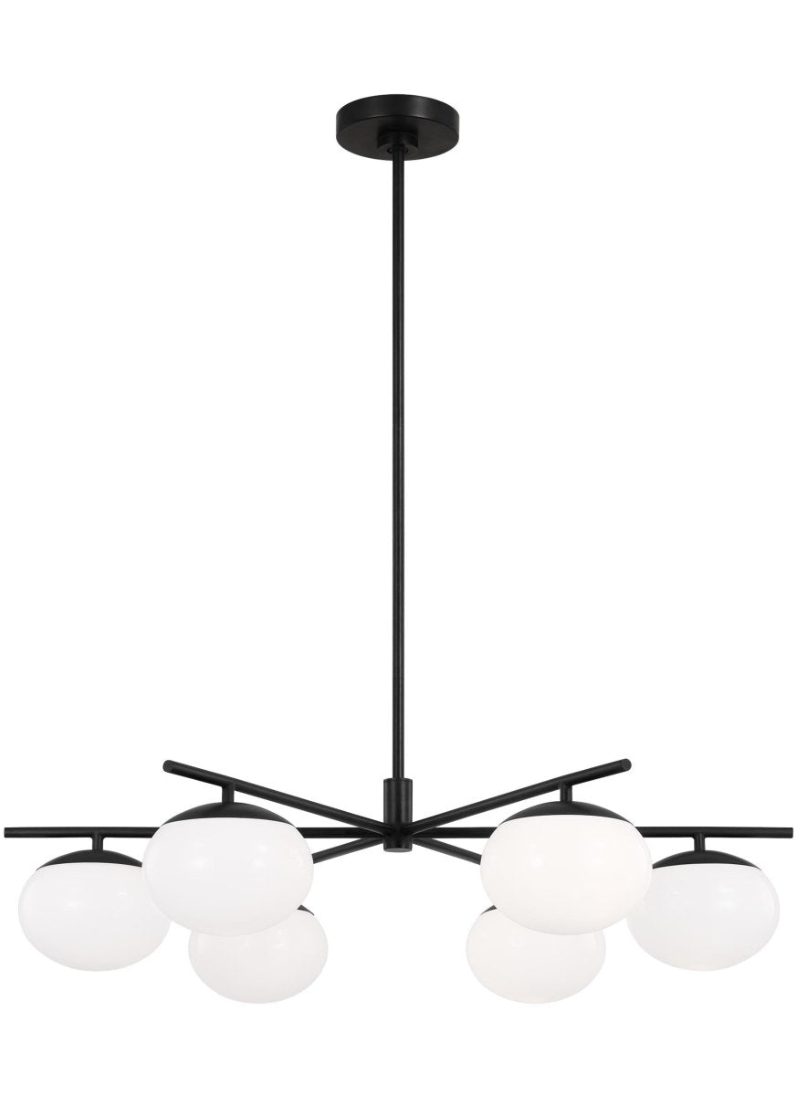 Chandelier Lune - Fer vieille 33 5/8" by Visual Comfort Studio | Luminaires & cie