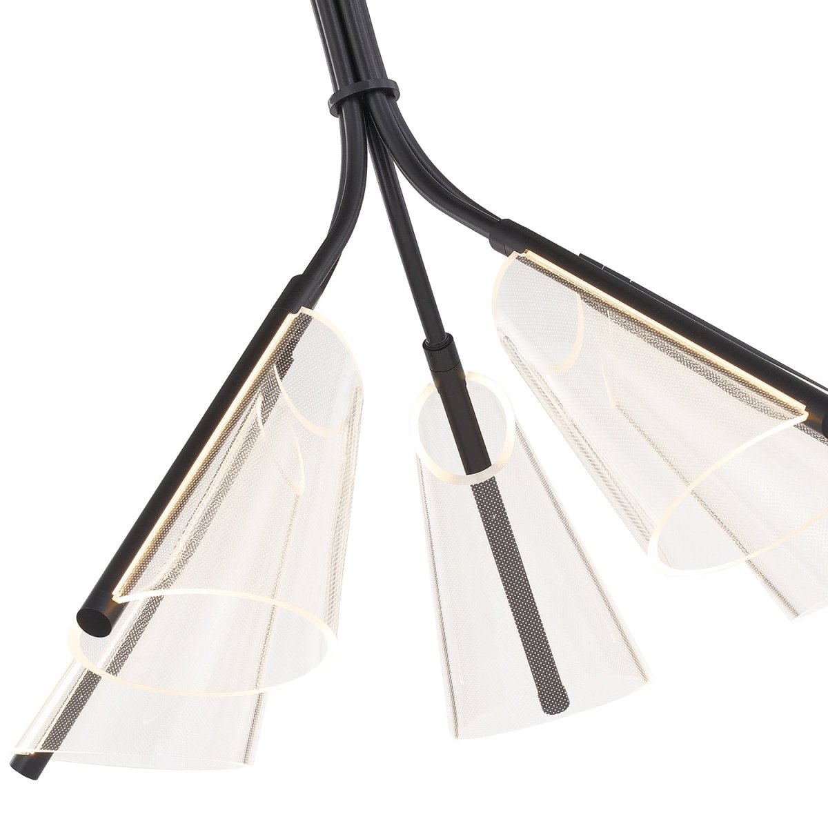 Chandelier Mulberry - Guide noir / léger 26 7/8" by Kuzco Lighting | Luminaires & cie
