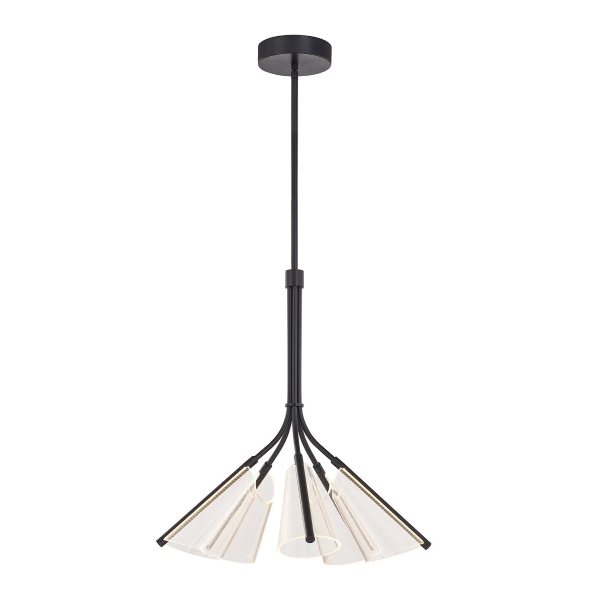 Chandelier Mulberry - Guide noir / léger 26 7/8" by Kuzco Lighting | Luminaires & cie