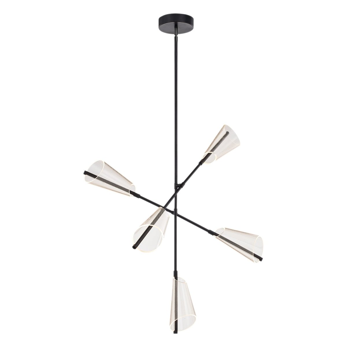 Chandelier Mulberry - Guide noir / léger 37" by Kuzco Lighting | Luminaires & cie