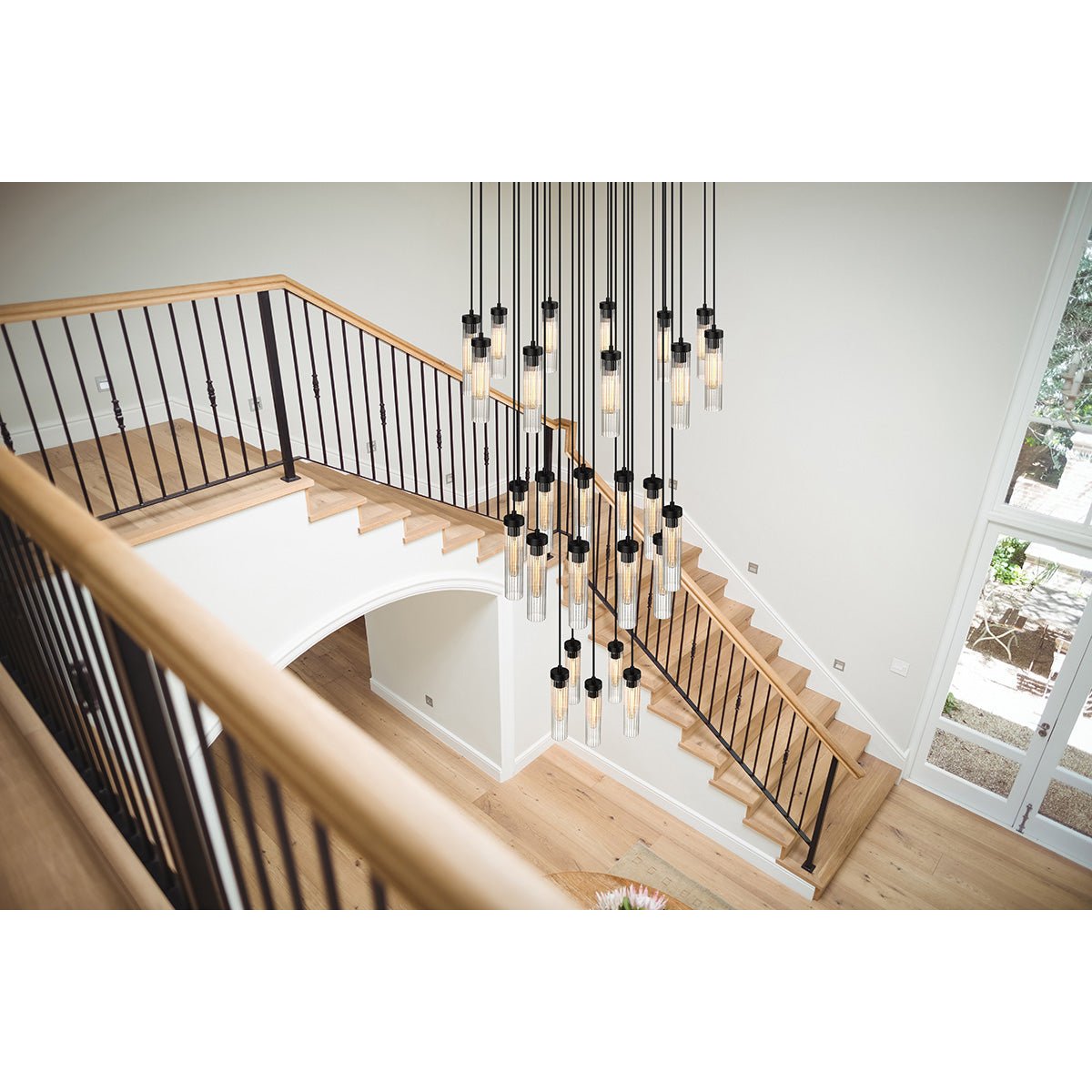 Chandelier multiple Beau - Noir mat 36" by Z - Lite | Luminaires & cie