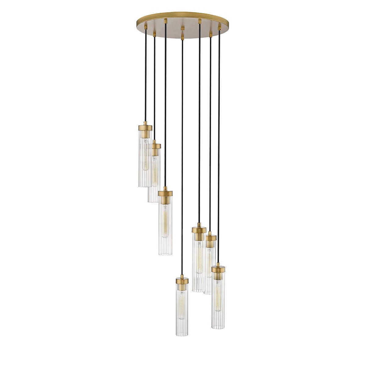 Chandelier multiple Beau - Laiton frotté 18" by Z - Lite | Luminaires & cie