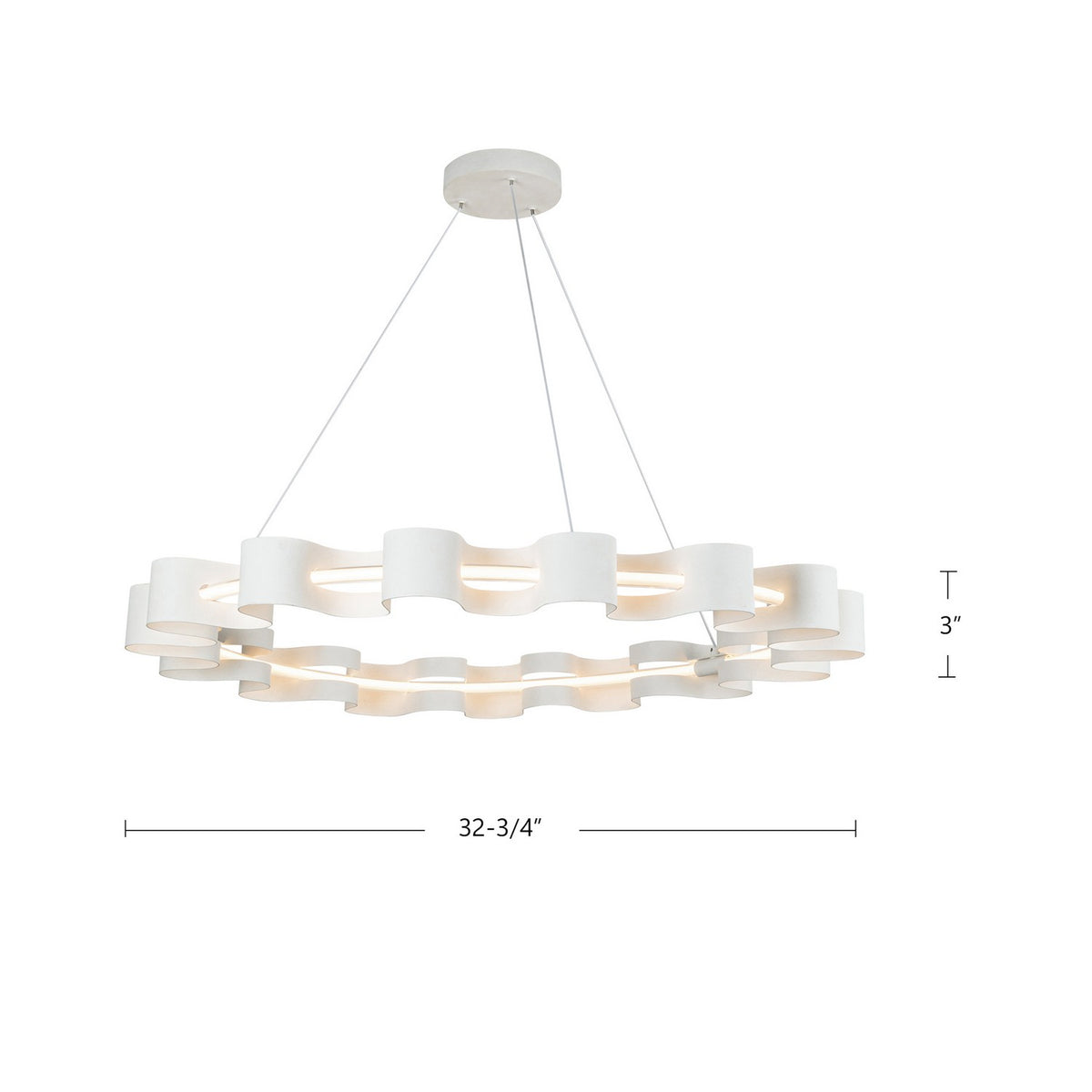Suspension Nami Blanc – vue 6