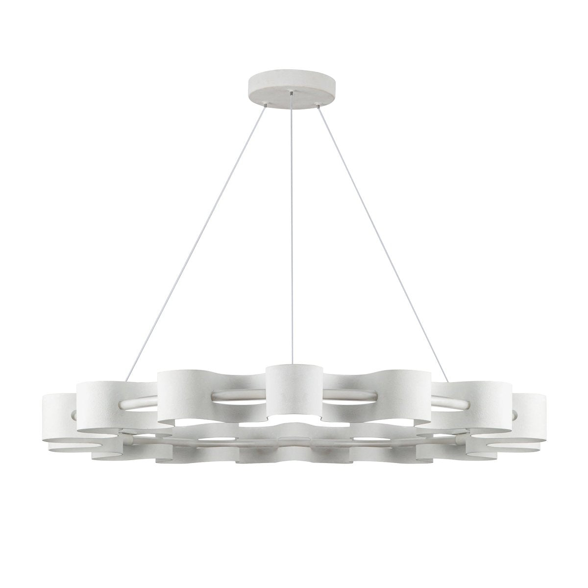 Chandelier Nami - Blanc antique by Kuzco Lighting | Luminaires & cie