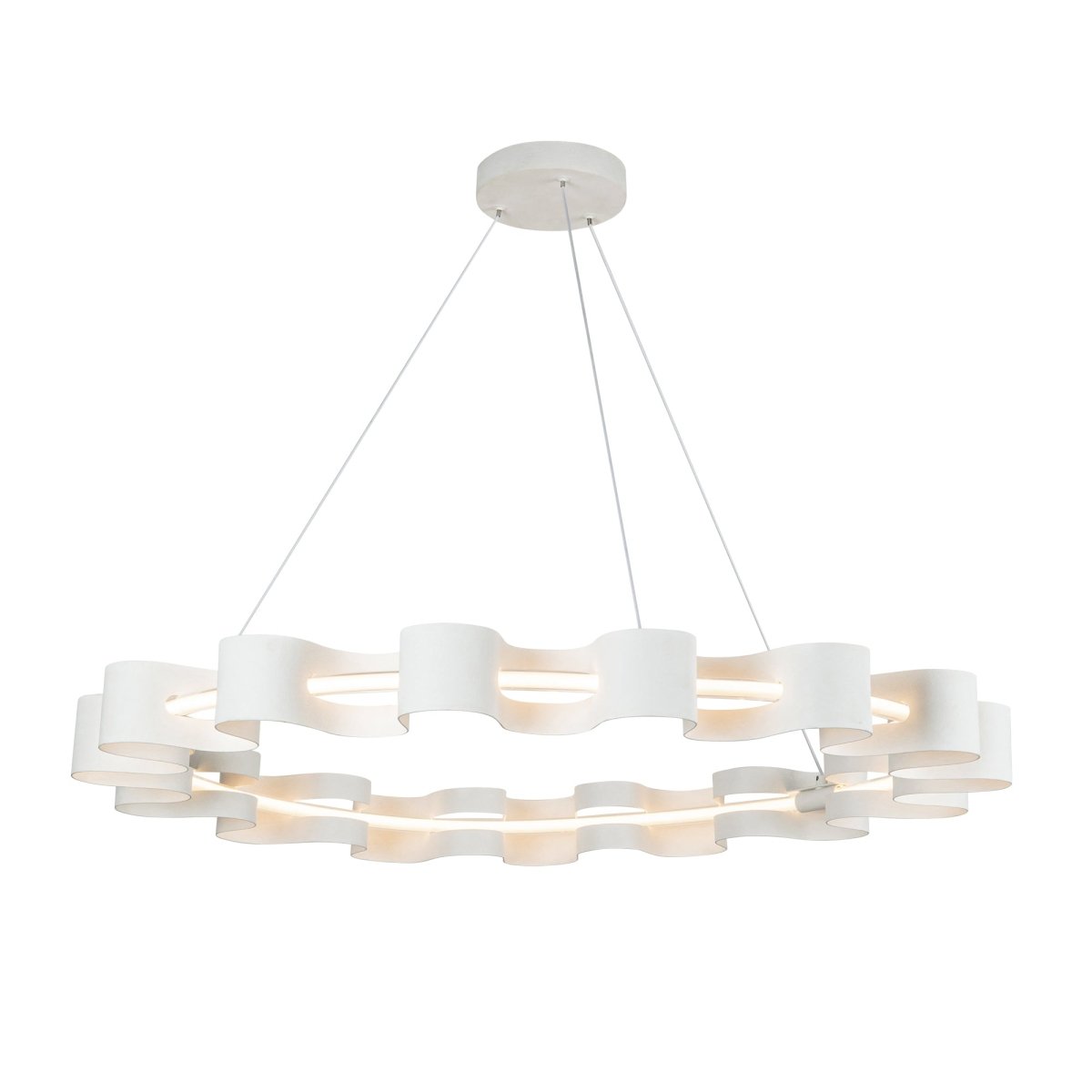 Chandelier Nami - Blanc antique by Kuzco Lighting | Luminaires & cie