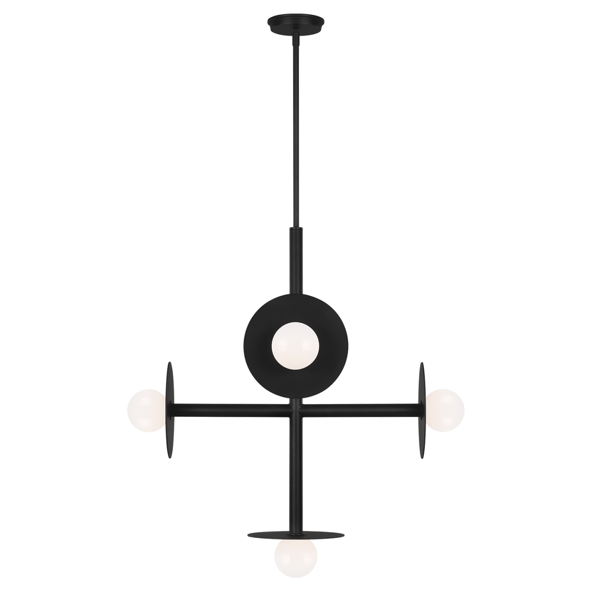 Chandelier Nodes - Noir de minuit 27 1/4" by Visual Comfort Studio | Luminaires & cie