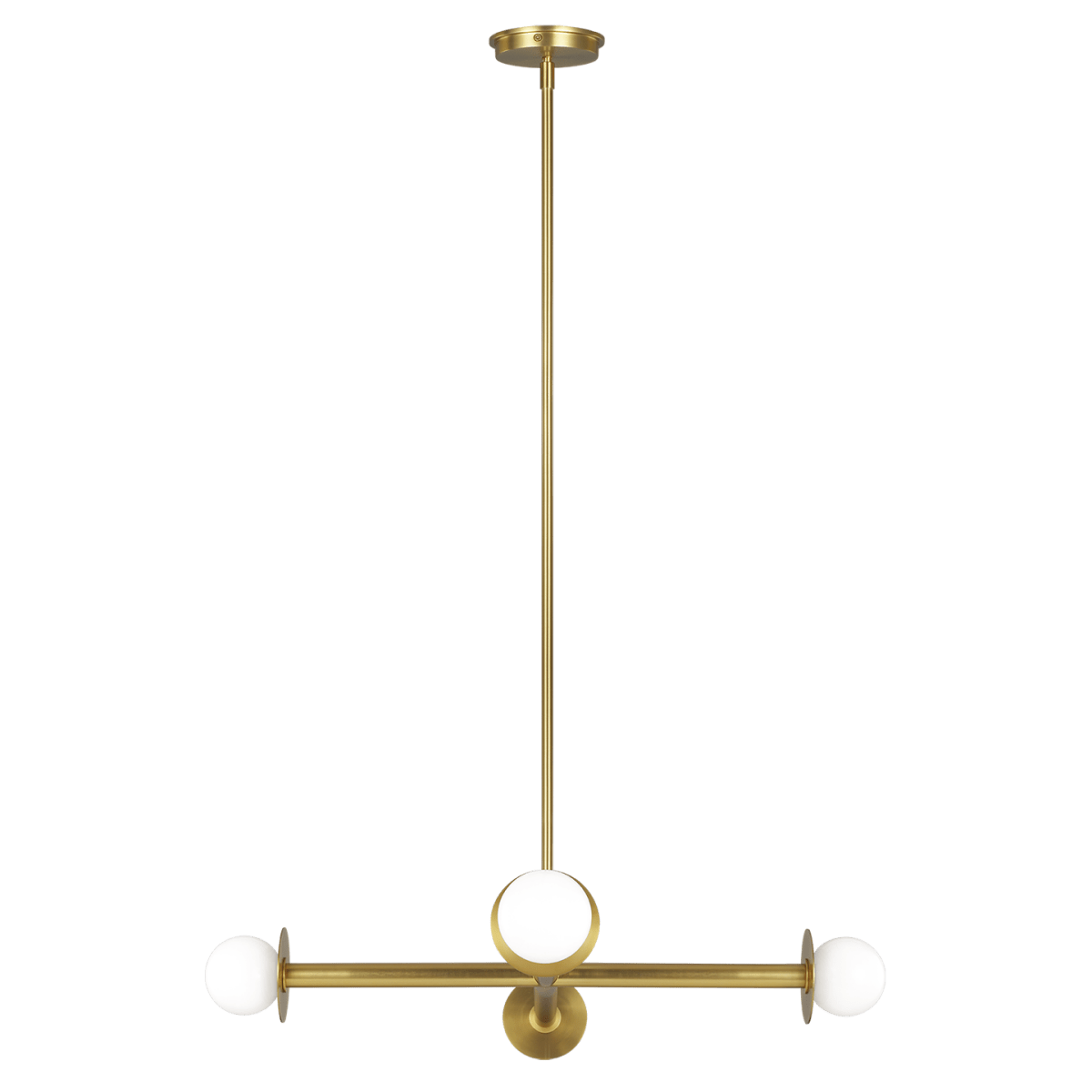 Chandelier Nodes - Laiton brûlé 30" by Visual Comfort Studio | Luminaires & cie