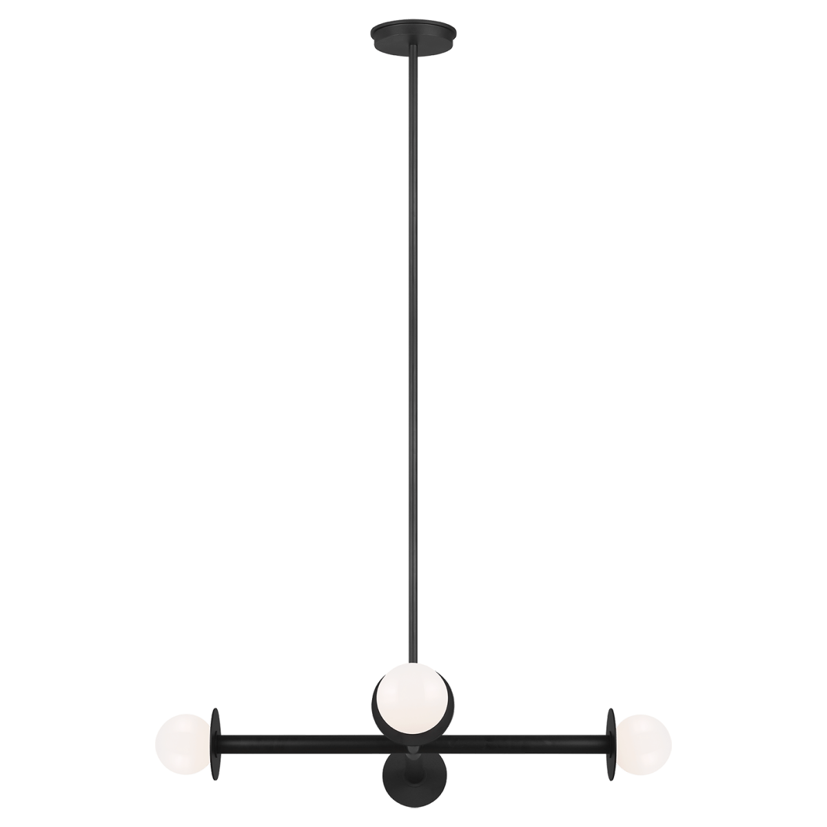 Chandelier Nodes - Noir de minuit 30" by Visual Comfort Studio | Luminaires & cie