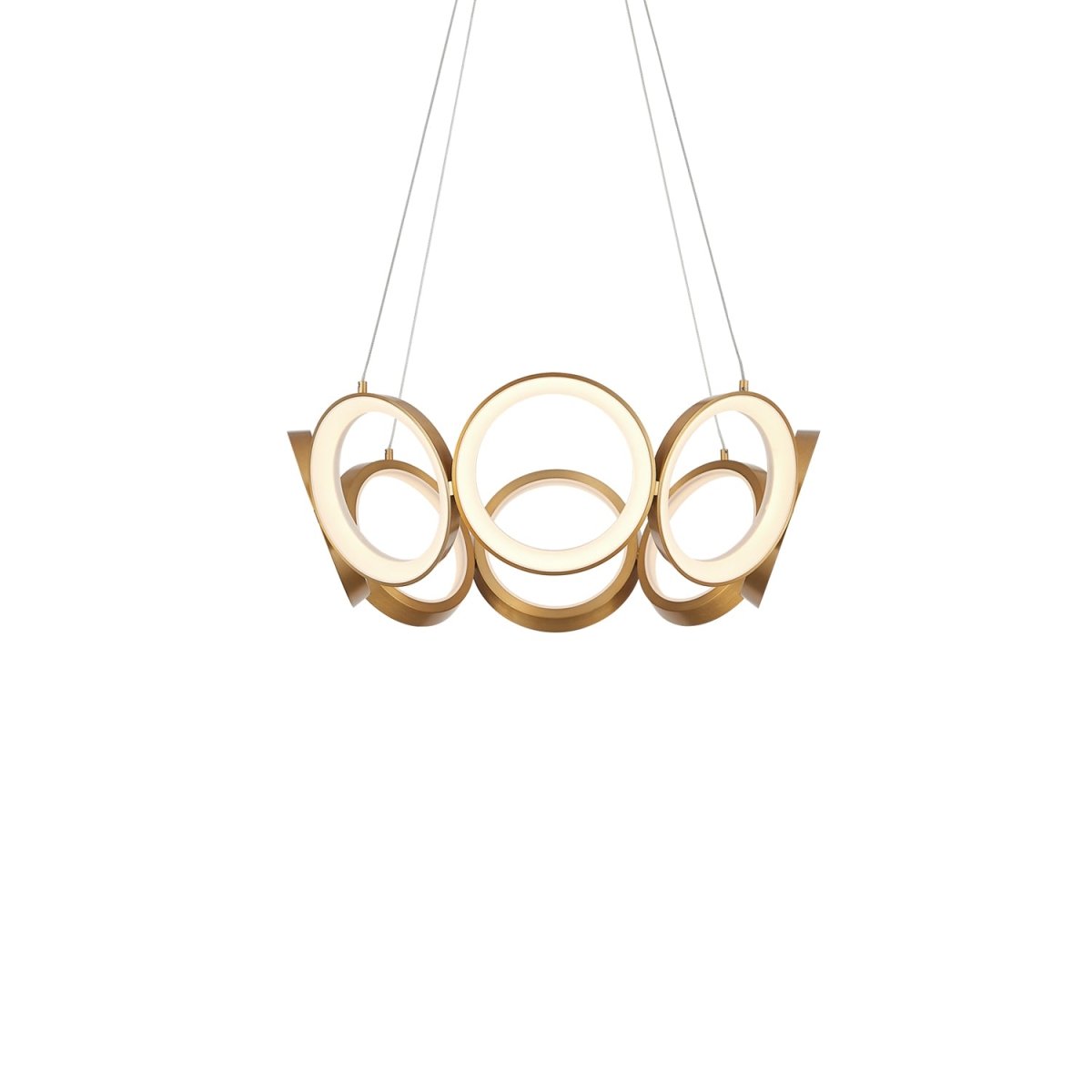 Chandelier Oros - Laiton antique 24" by Kuzco Lighting | Luminaires & cie
