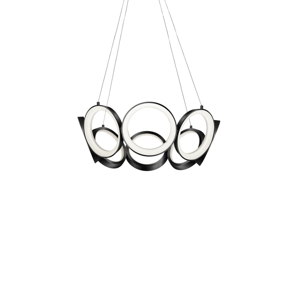 Chandelier Oros - Noir 24" by Kuzco Lighting | Luminaires & cie