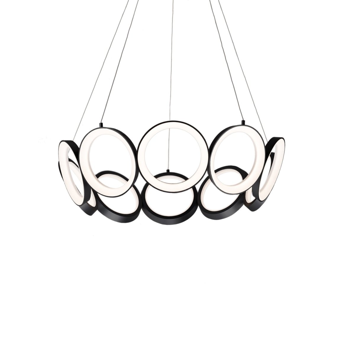 Chandelier Oros - Noir 29 1/8" by Kuzco Lighting | Luminaires & cie