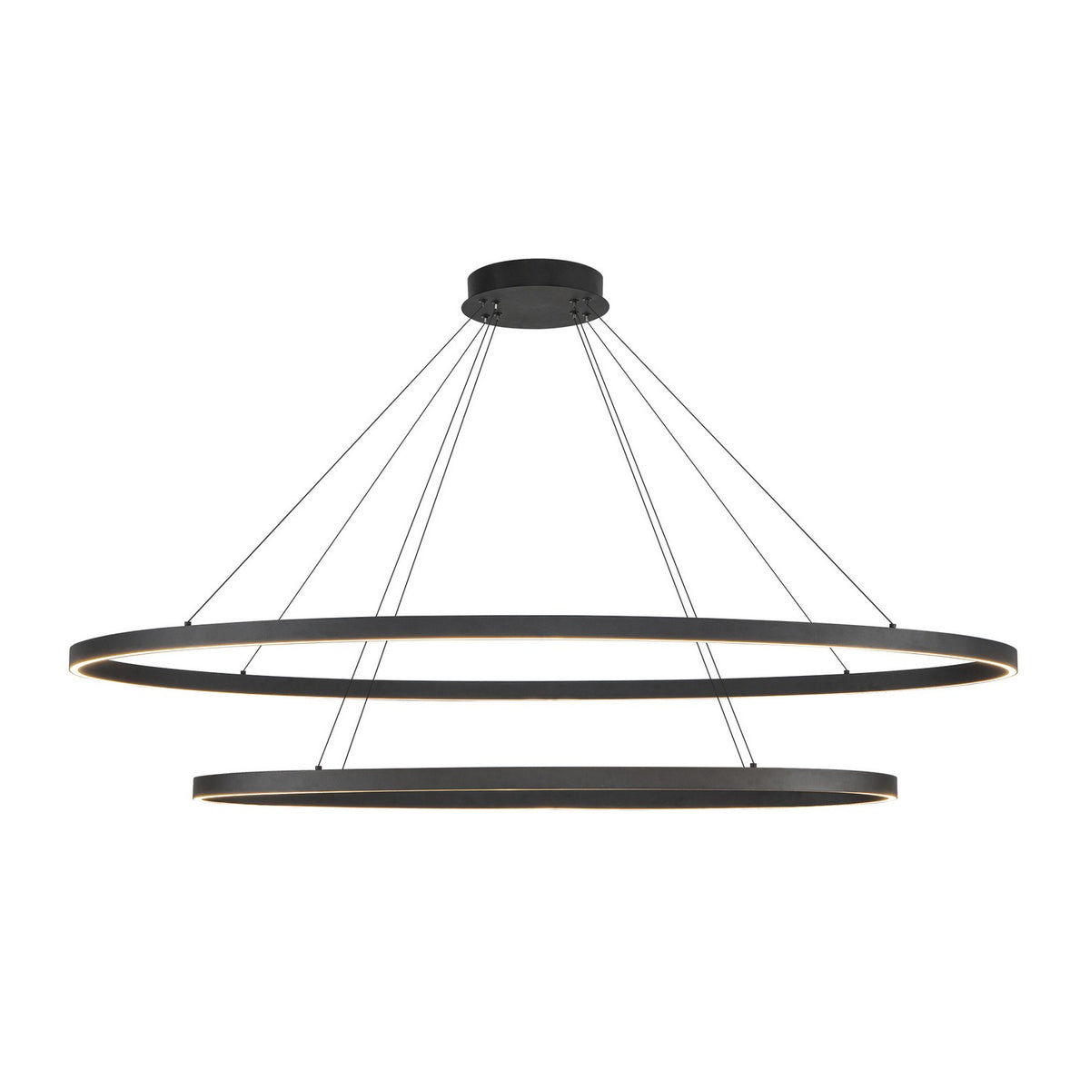 Lustre Ovale Noir – Kuzco Lighting