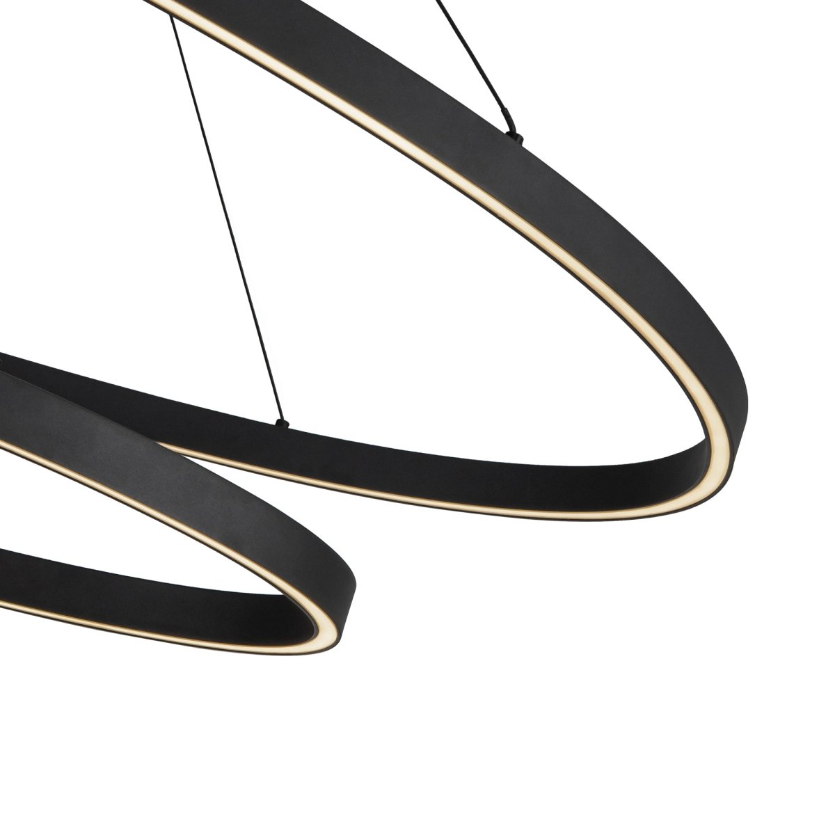 Chandelier Ovale - Noir by Kuzco Lighting | Luminaires & cie