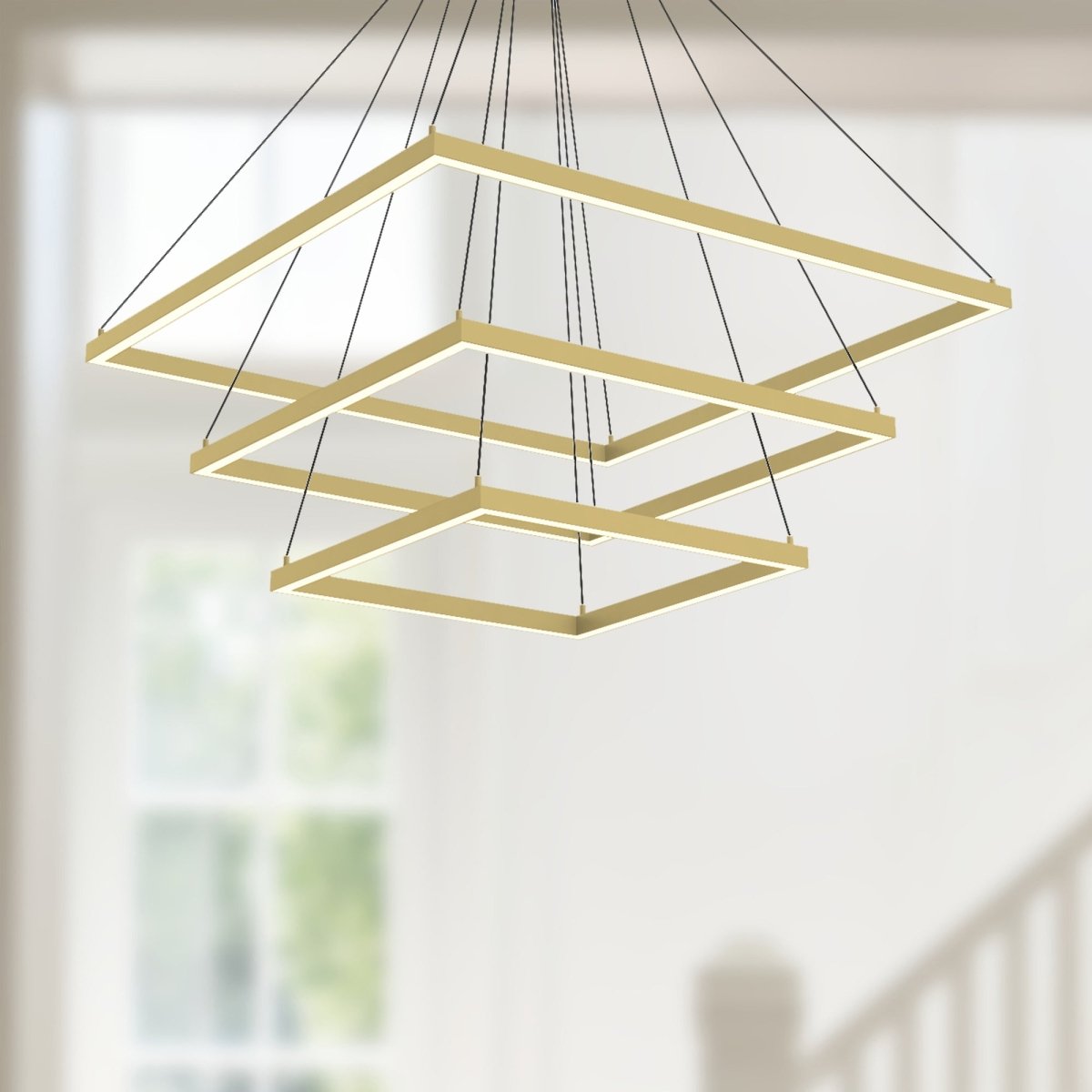 Chandelier Piazza - Or brossé 31 1/2" 3 - étages by Kuzco Lighting | Luminaires & cie